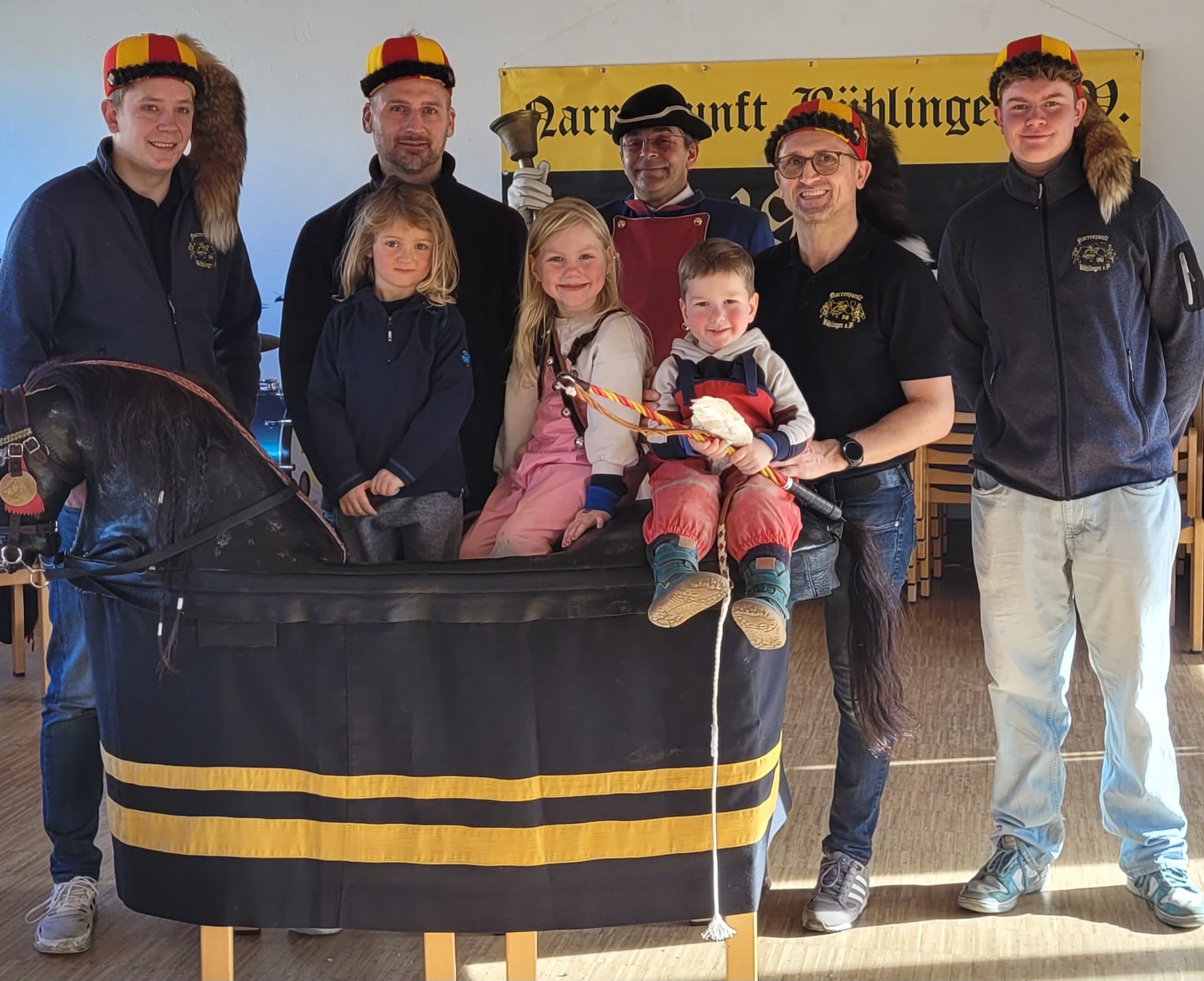 Besuch der bühlinger Kindergärten bei der Narrenzunft